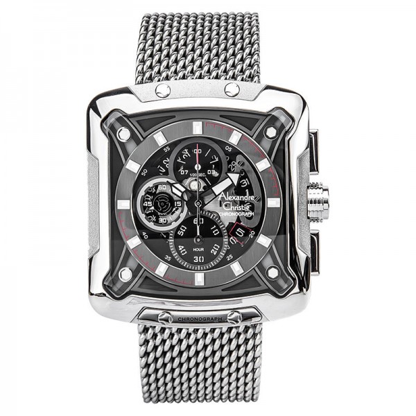 Alexandre Christie AC 3030 Silver Black MCBSSBA